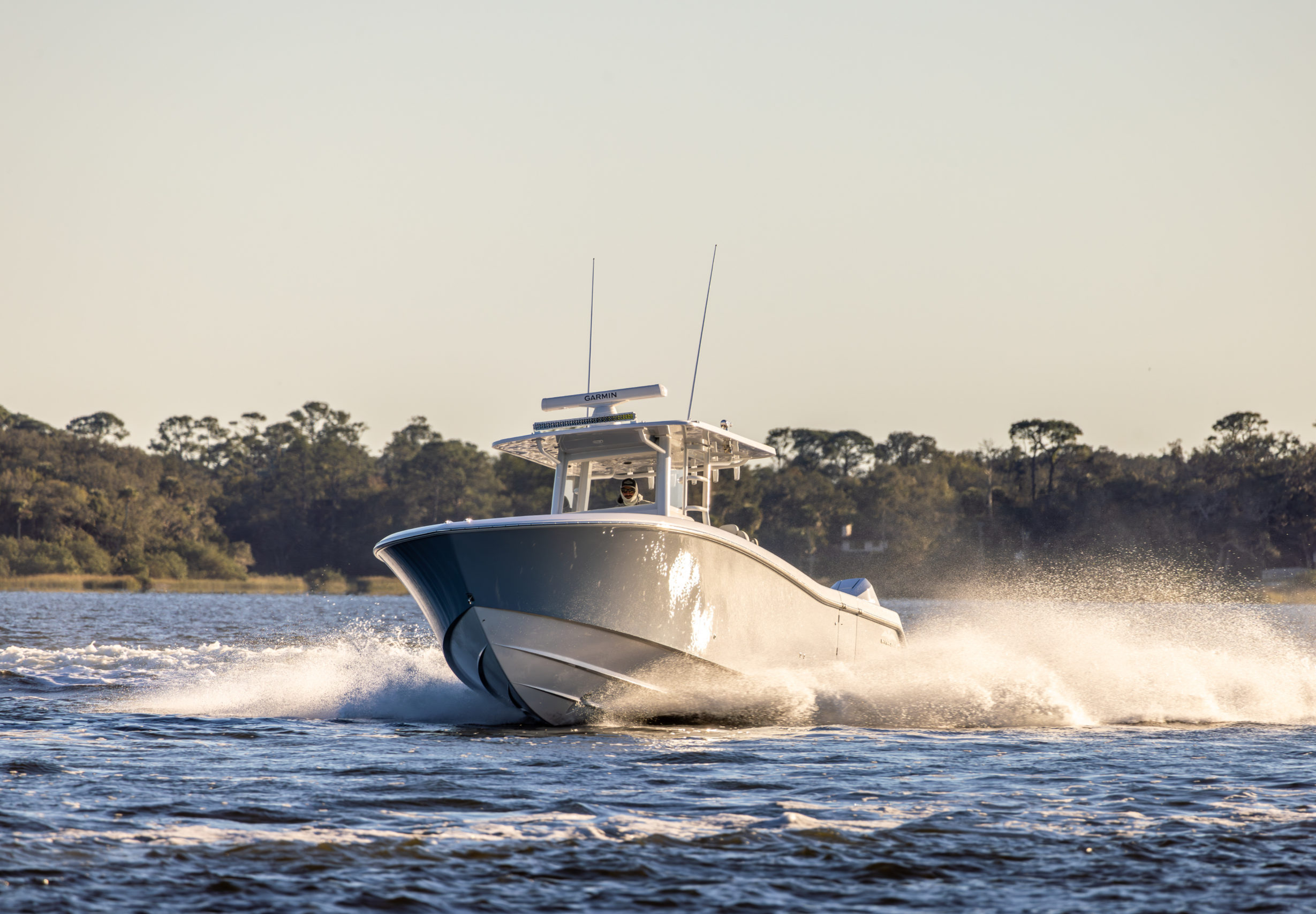 The Invincible 39' Open Fisherman.